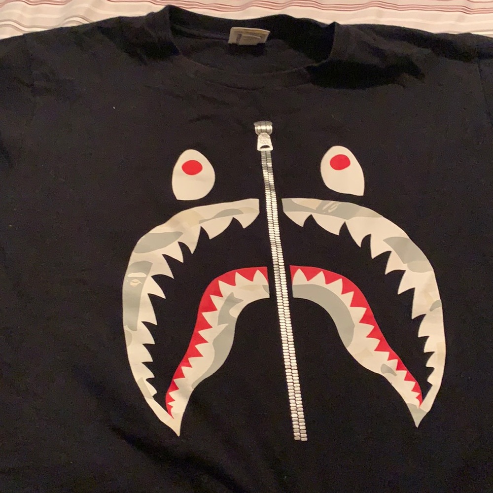 Bape ape T shirt used have some wear